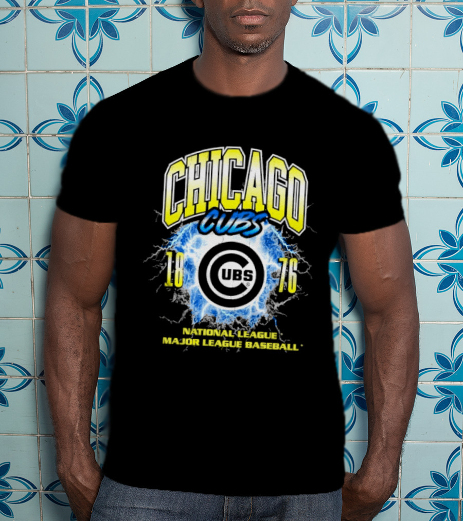 Chicago Cubs 1876 Vintage National League Major League Baseball Iconic Team T-Shirt