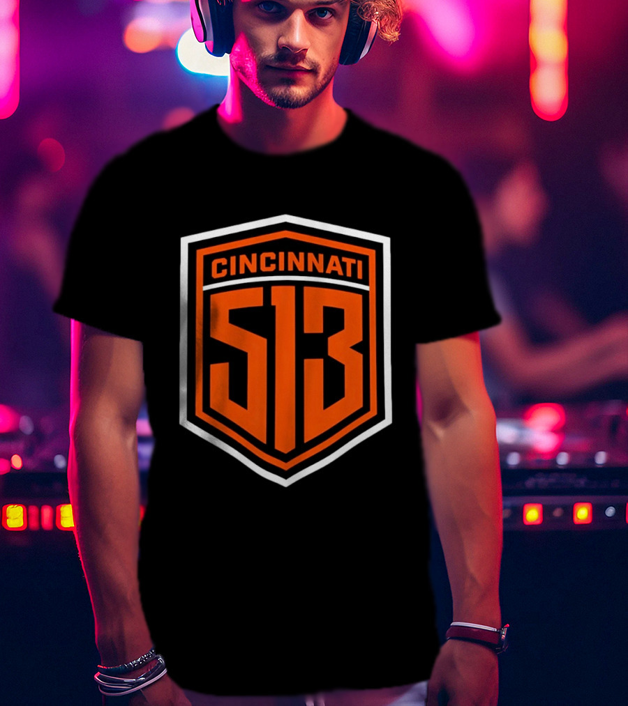Cincinnati 513 Bold Shield T-Shirt