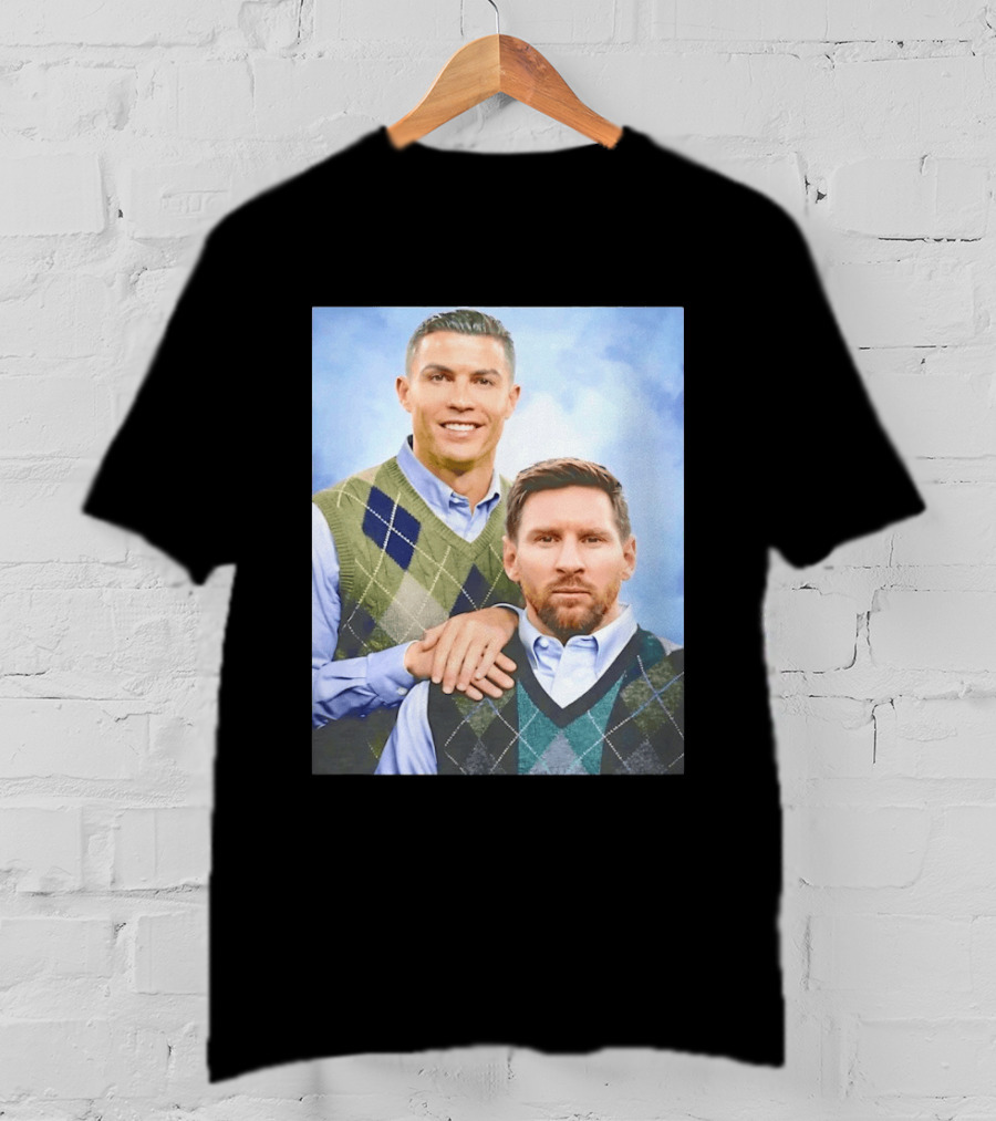 Cristiano Ronaldo Lionel Messi Step Brothers Meme T-Shirt