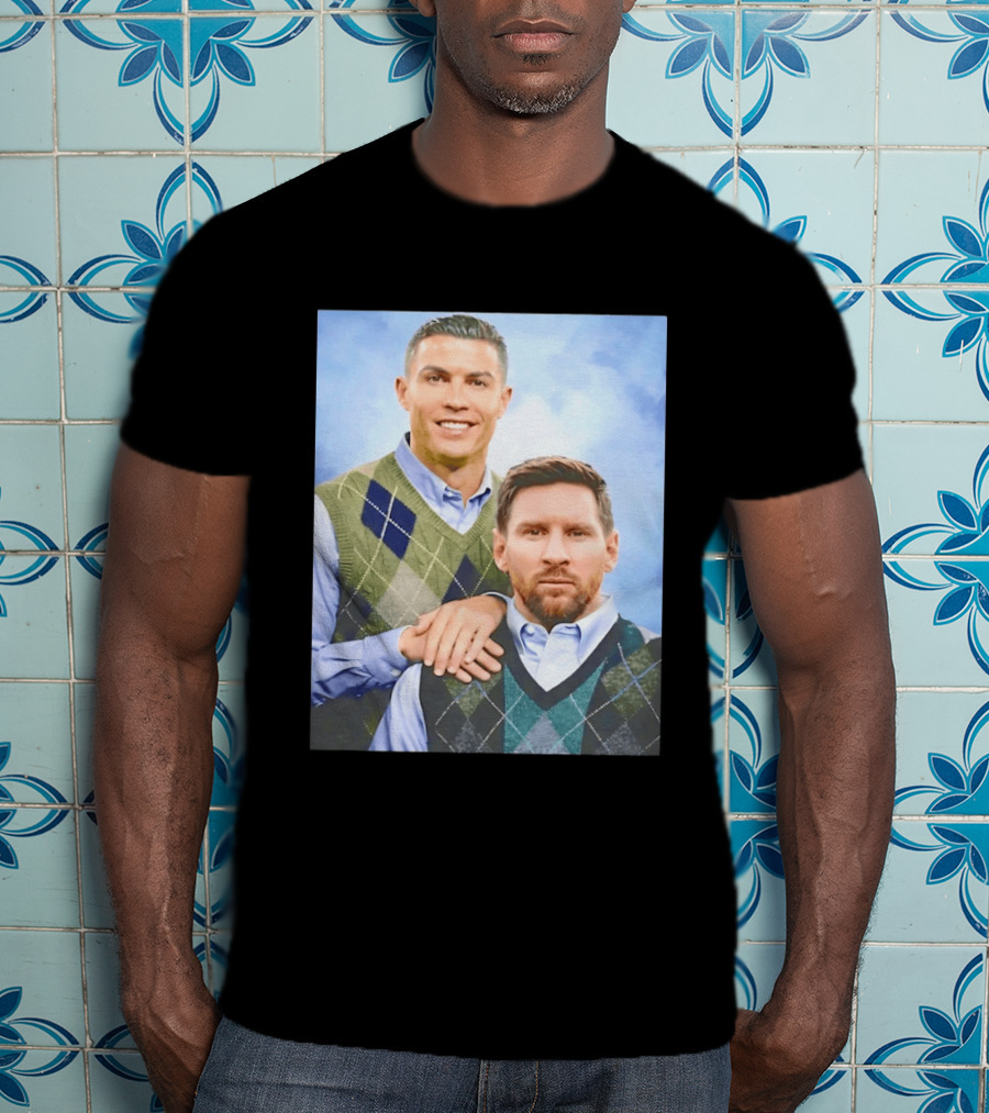 Cristiano Ronaldo Lionel Messi Step Brothers Meme T-Shirt