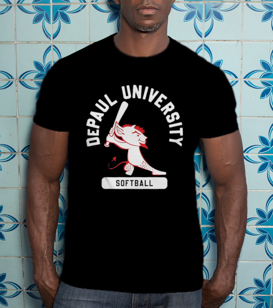DePaul University Blue Demons Billy Softball T-Shirt