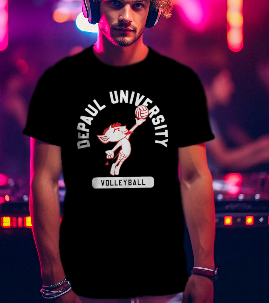 DePaul University Blue Demons Volleyball Billy T-Shirt