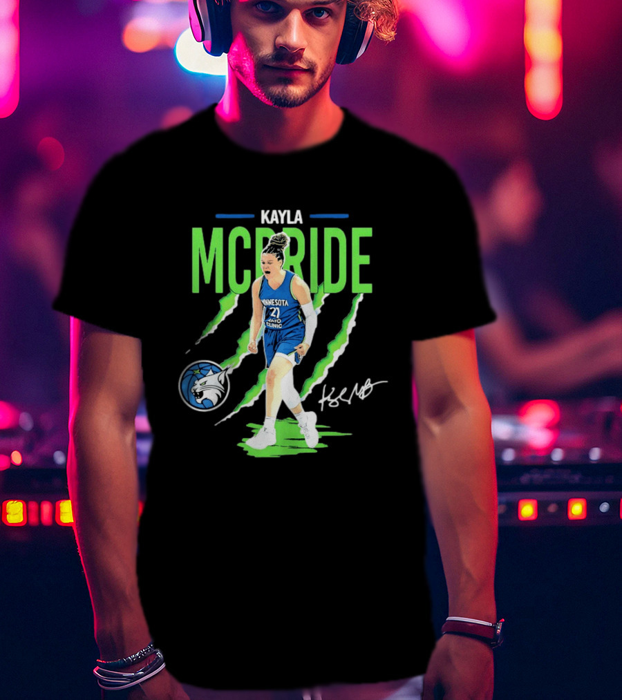 Kayla McBride Minnesota Lynx Mayo Clinic 21 Basketball T-Shirt