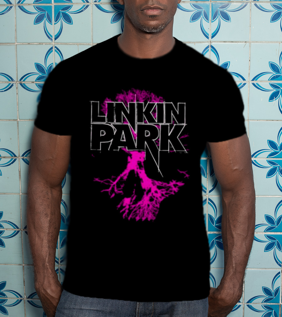 Linkin Park Tree Design Alternative Metal Band Merch T-Shirt