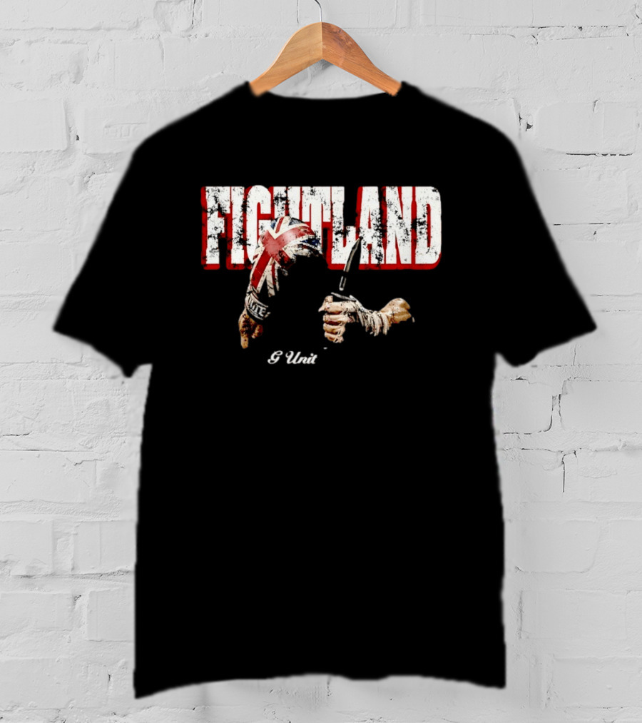 Fightland G Unit British Flag Boxing Gloves T-Shirt