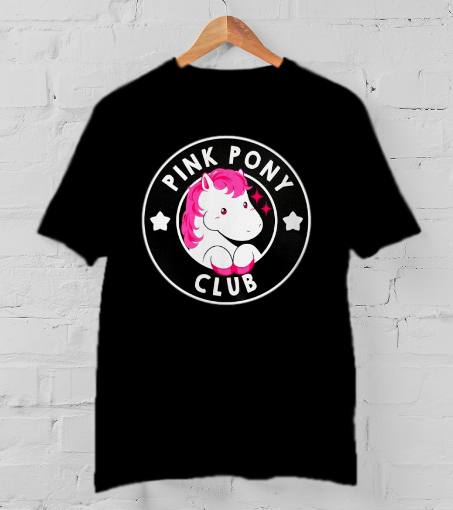 Pink Pony Club Chappell Roan Music Pop Cute Horse Icon Trend T-Shirt