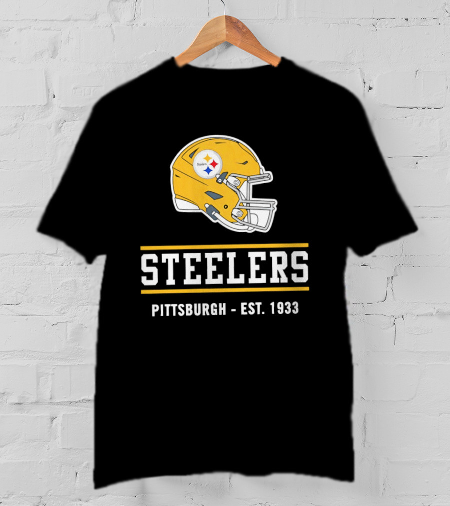 Pittsburgh Steelers Helmet Est 1933 T-Shirt