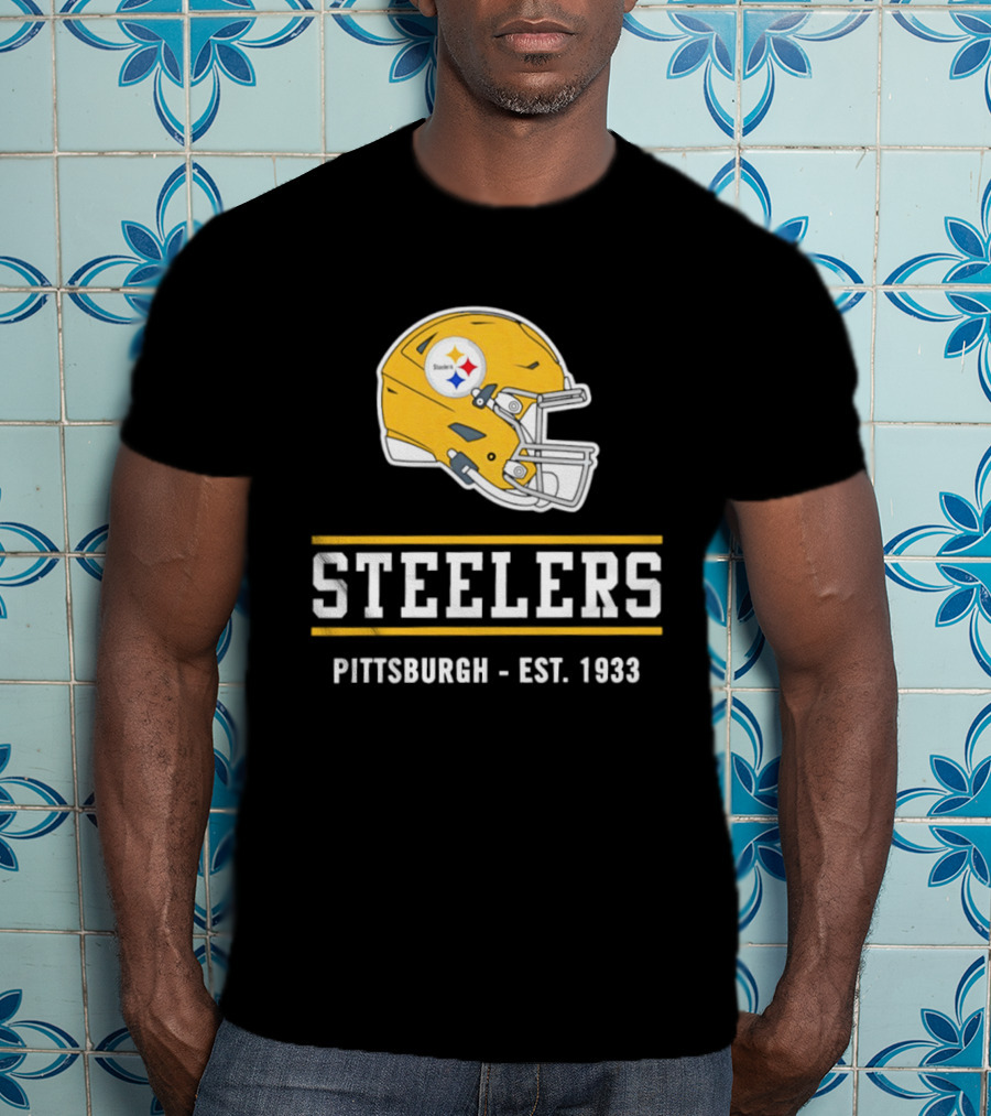 Pittsburgh Steelers Helmet Est 1933 T-Shirt