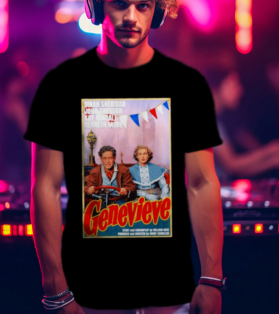 Dinah Sheridan John Gregson Kay Kendall Kenneth More Genevieve Movie T-Shirt