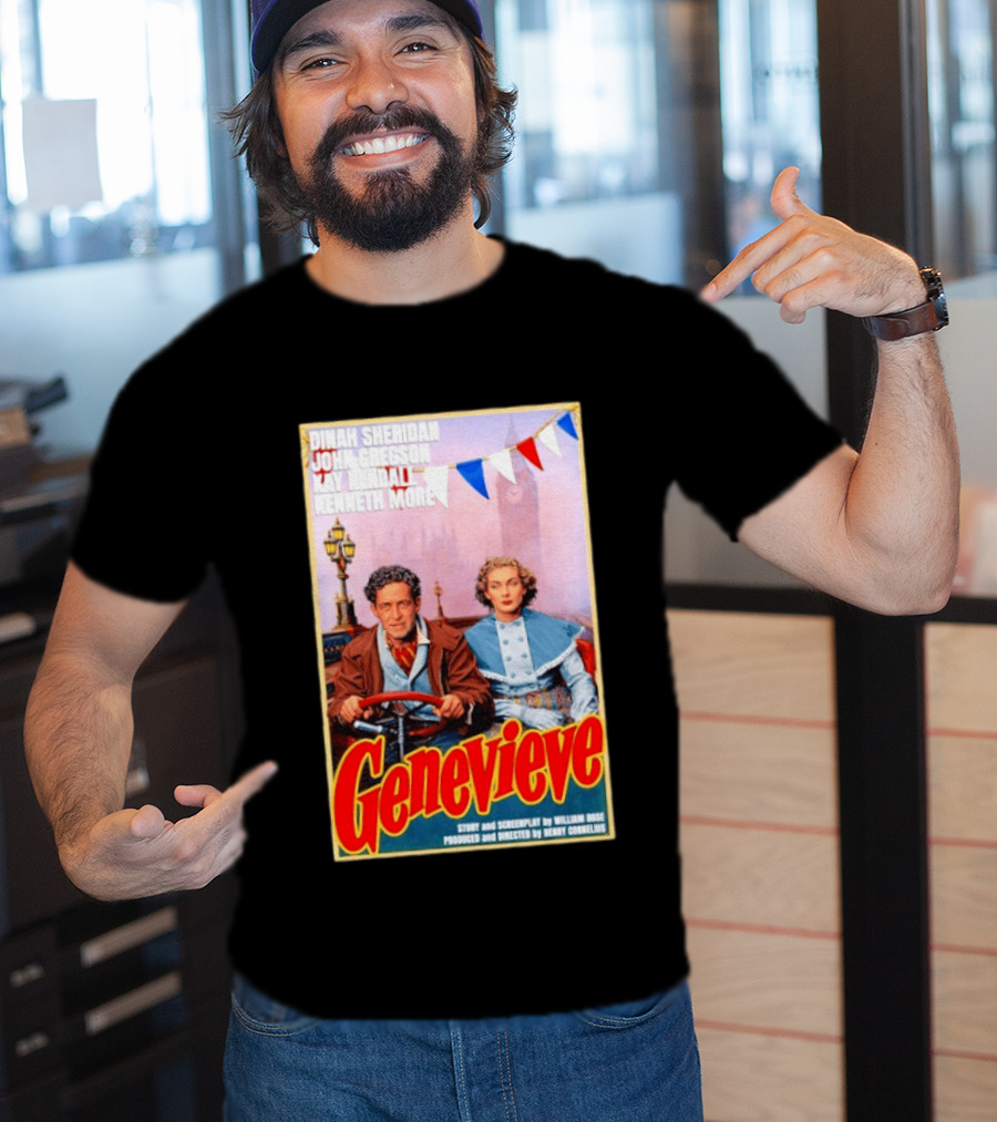 Dinah Sheridan John Gregson Kay Kendall Kenneth More Genevieve Movie T-Shirt