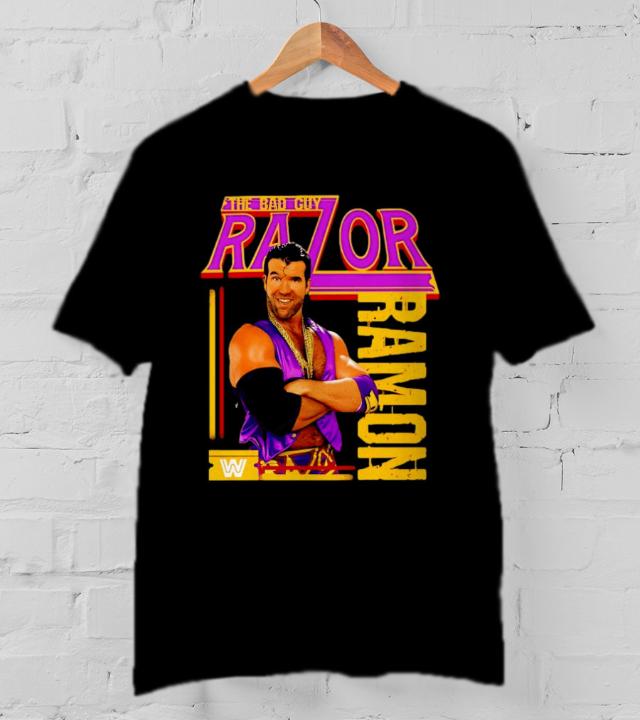 Razor Ramon The Bad Guy WWE Wrestling Superstar T-Shirt