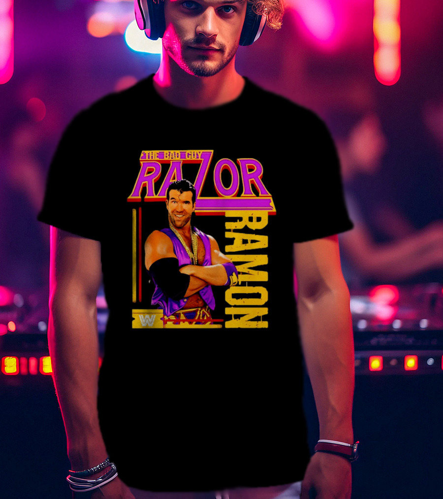 Razor Ramon The Bad Guy WWE Wrestling Superstar T-Shirt