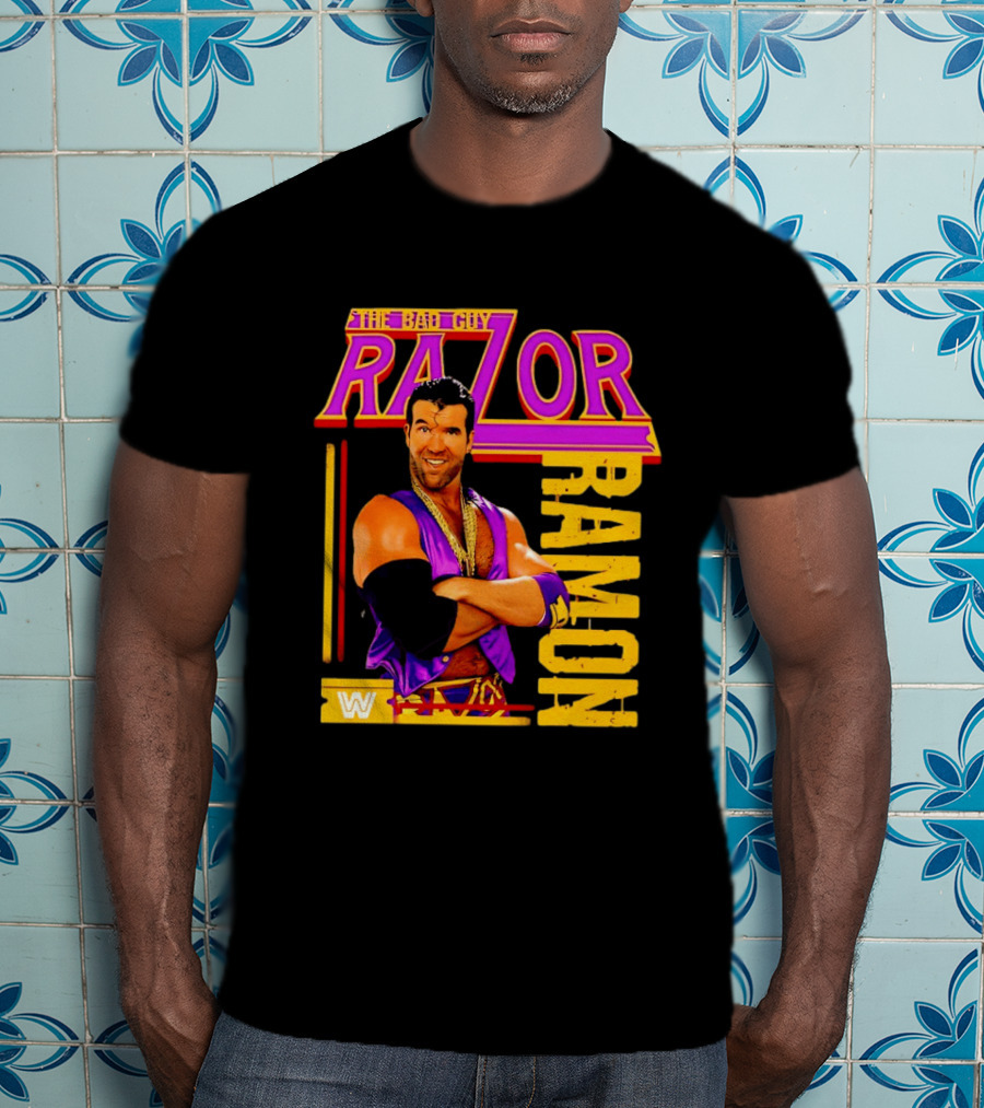 Razor Ramon The Bad Guy WWE Wrestling Superstar T-Shirt