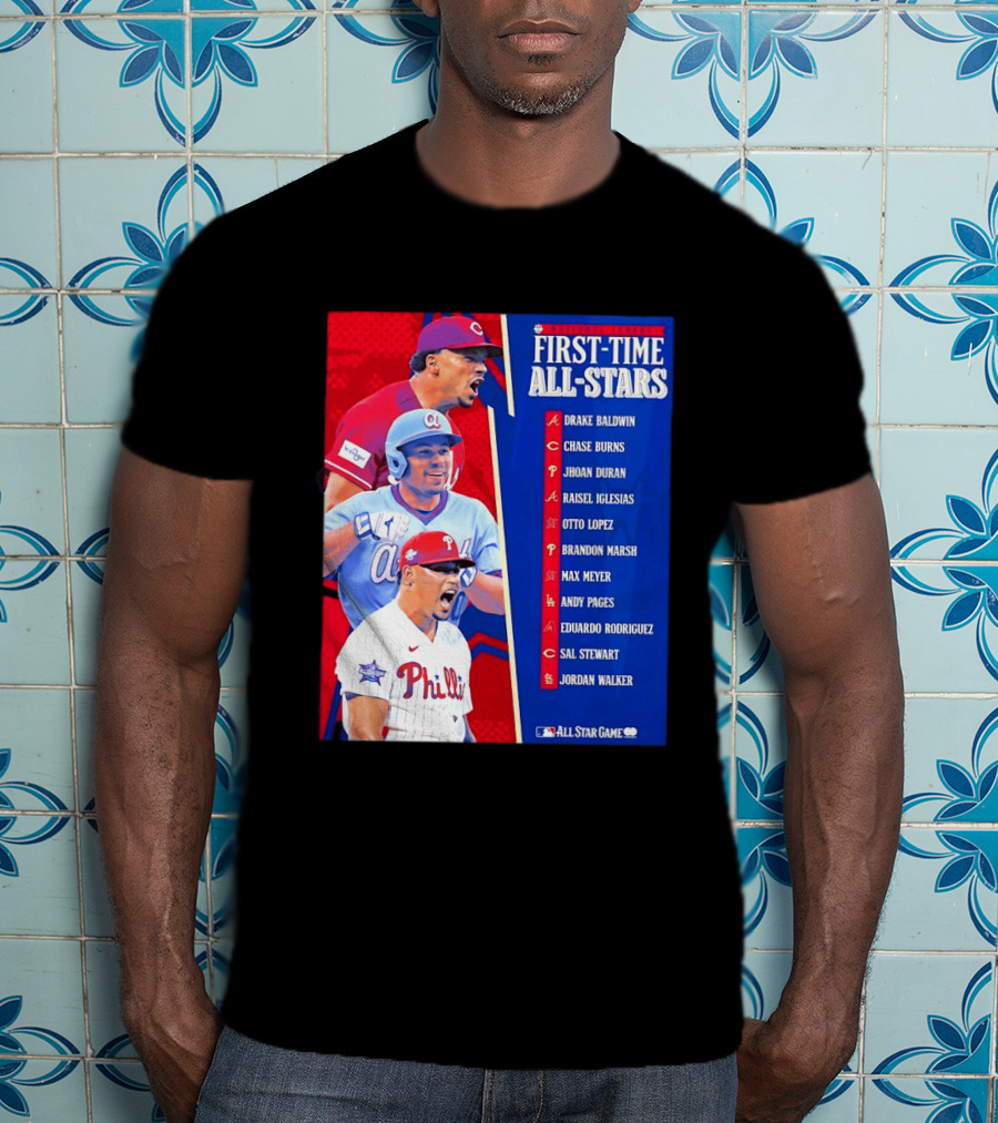 MLB National League First Time All Stars T-Shirt