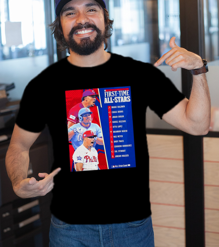 MLB National League First Time All Stars T-Shirt