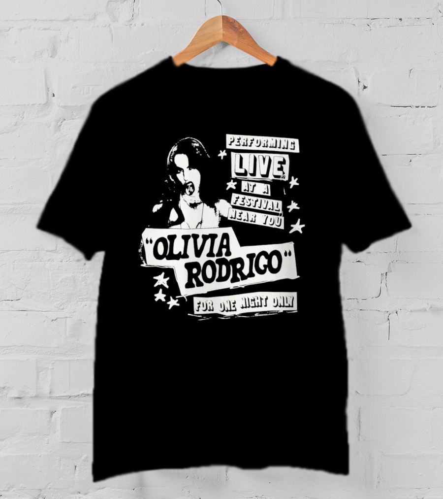 Olivia Rodrigo Live Performance For The Next Day Festival T-Shirt
