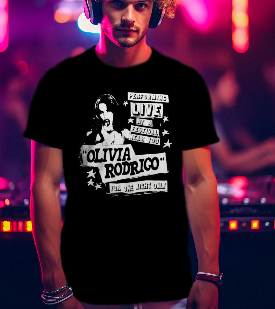 Olivia Rodrigo Live Performance For The Next Day Festival T-Shirt