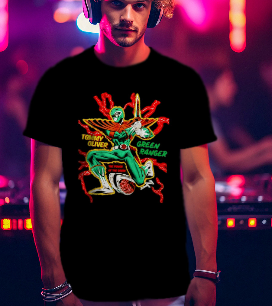 Tommy Oliver Green Ranger The Power Of The Green T-Shirt