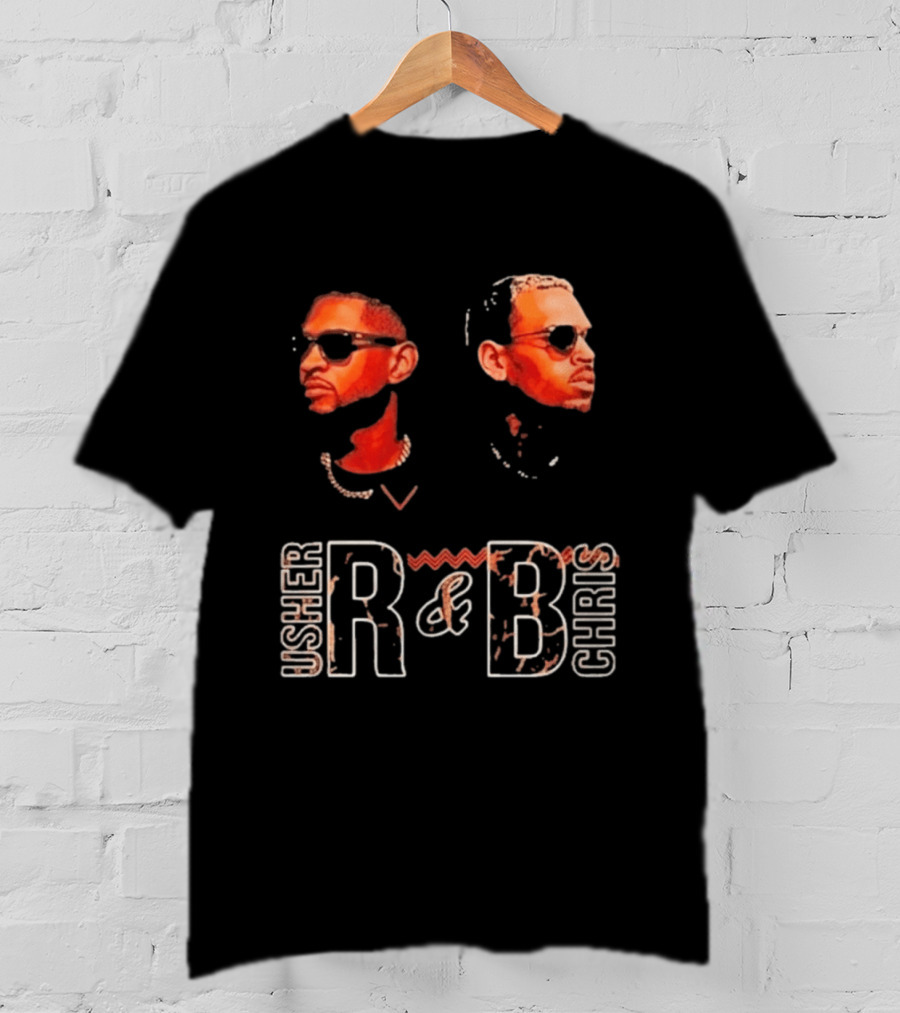 Usher Chris R&B Bootleg Retro Style Sunglasses T-Shirt