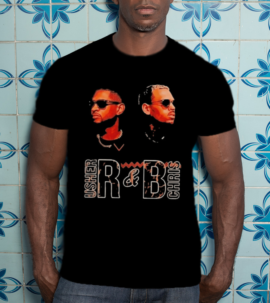 Usher Chris R&B Bootleg Retro Style Sunglasses T-Shirt