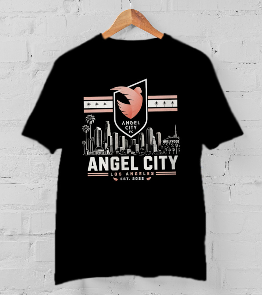 Angel City FC Los Angeles Skyline Est 2022 T-Shirt