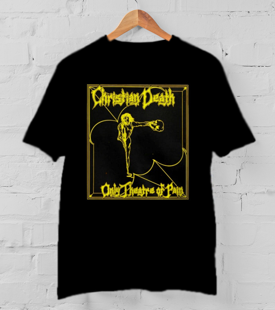 Christian Death Only Theatre Of Pain Skeleton Gothic Rock Aesthetic T-Shirt