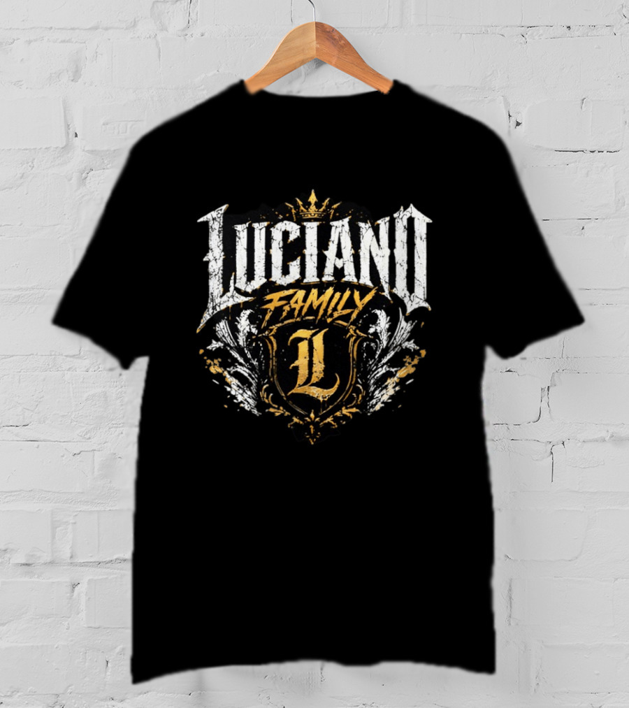 Luciano Family L Crest Crown T-Shirt