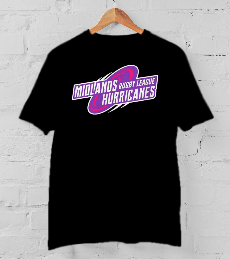 Midlands Rugby League Hurricanes Sports Team T-Shirt