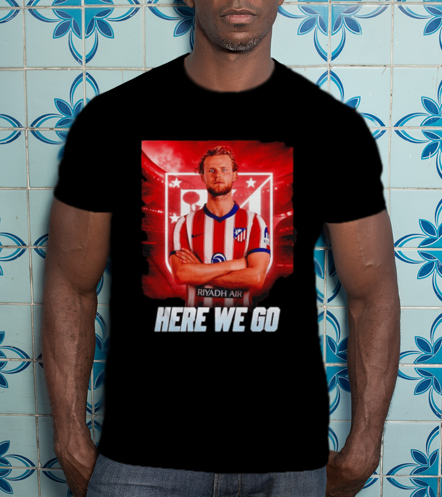 Atlético Madrid Transfer Morten Hjulmand Here We Go Announcement T-Shirt