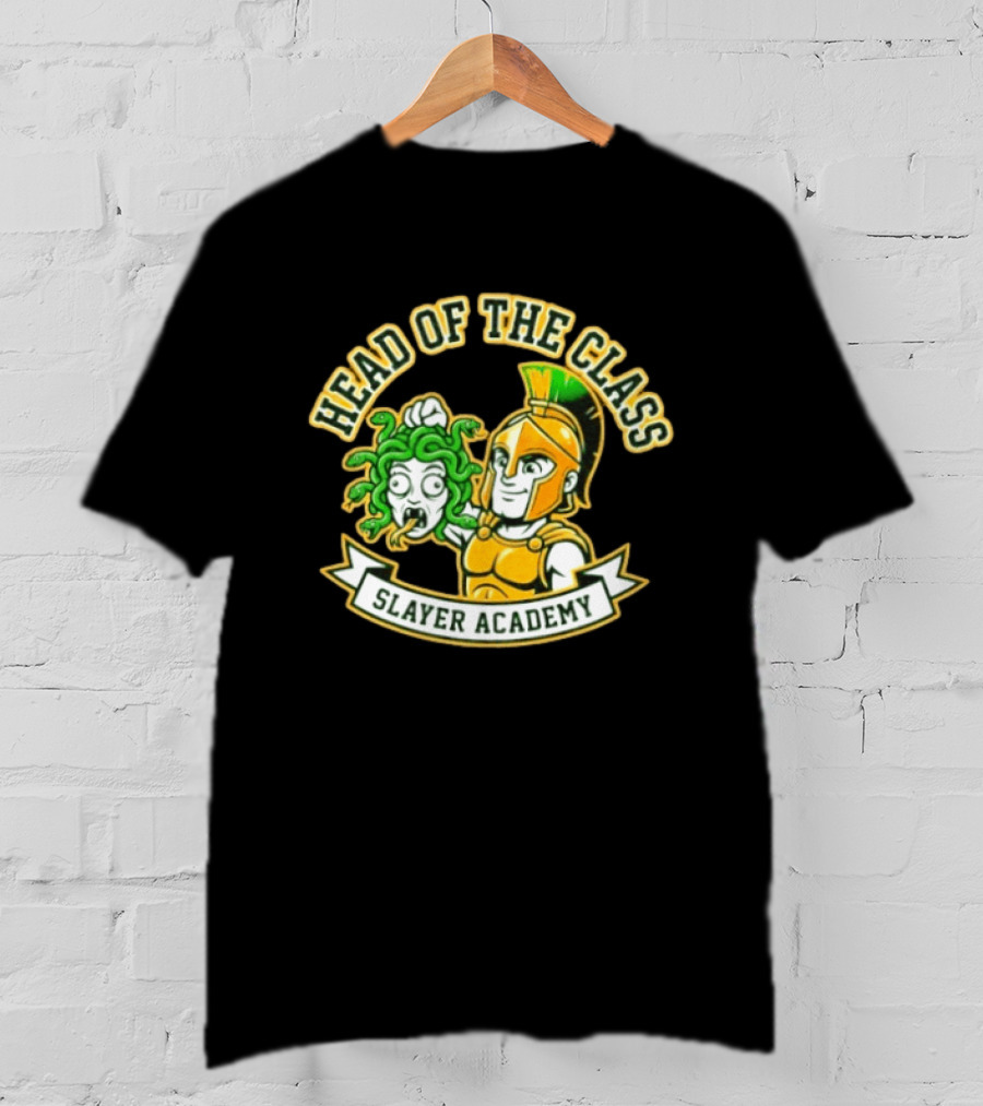 Head Of The Class Slayer Academy Spartan Medusa T-Shirt