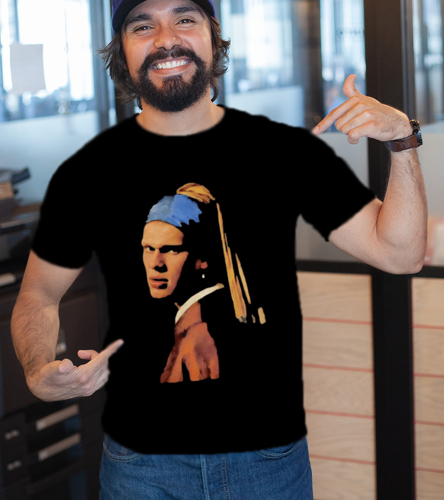 Norway Erling Haaland Girl With A Pearl Earring Meme T-Shirt