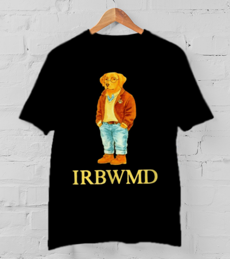 IRBWMD Golden Retriever Reading Companion T-Shirt