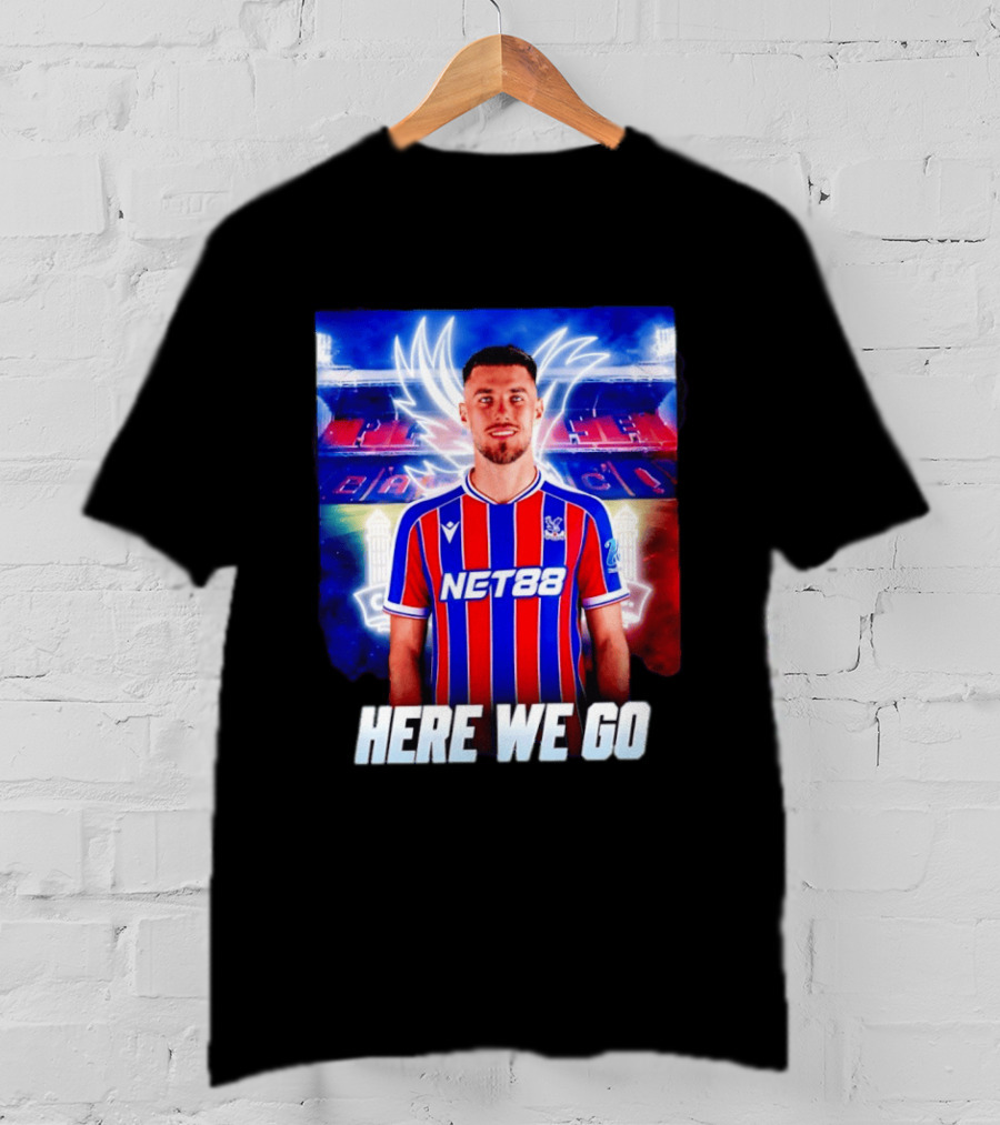 Oscar Mingueza NET88 Crystal Palace Here We Go T-Shirt