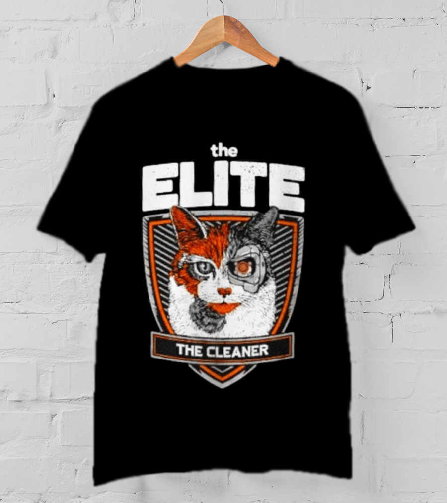 The Elite The Cleaner Cyborg Cat T-Shirt