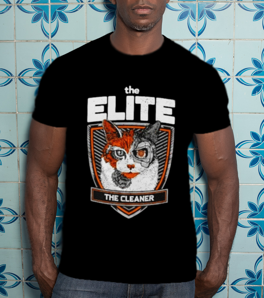 The Elite The Cleaner Cyborg Cat T-Shirt