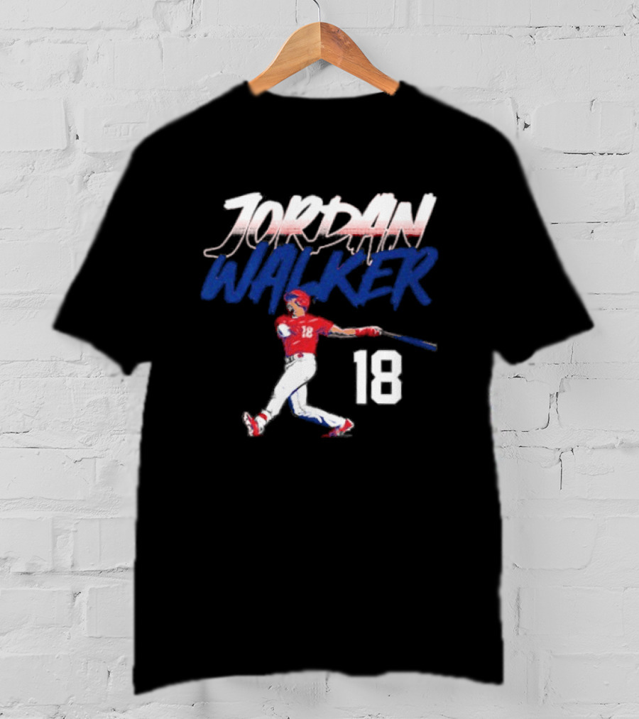Jordan Walker 18 St Louis Cardinals Swinging Slugger T-Shirt