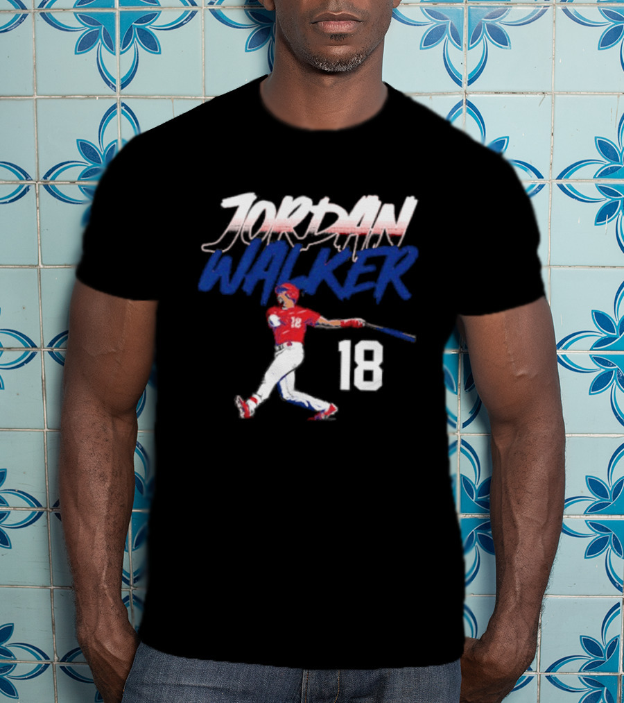 Jordan Walker 18 St Louis Cardinals Swinging Slugger T-Shirt