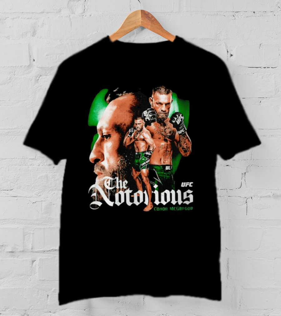 The Notorious Conor McGregor UFC Aura 329 Combat Strength T-Shirt