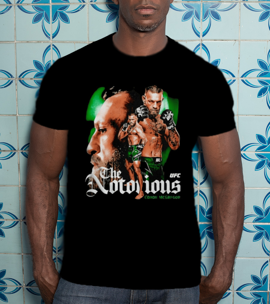 The Notorious Conor McGregor UFC Aura 329 Combat Strength T-Shirt