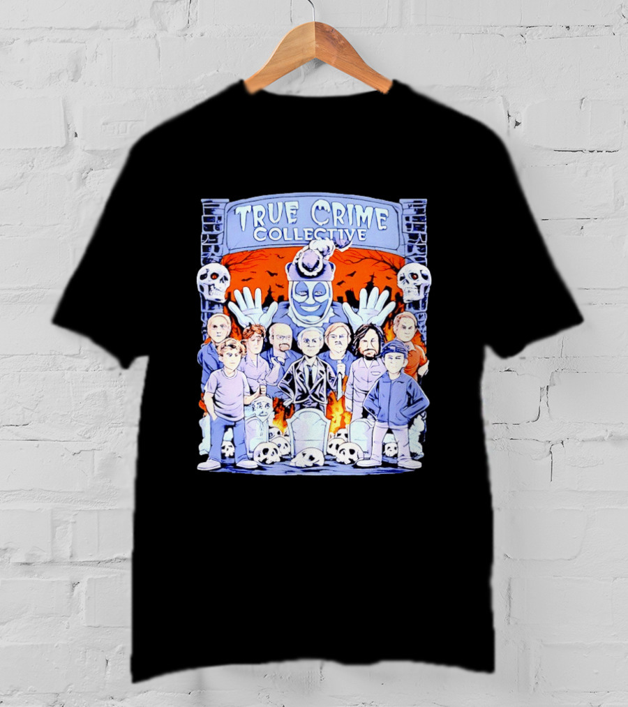 True Crime Collective Serial Killer Collage T-Shirt