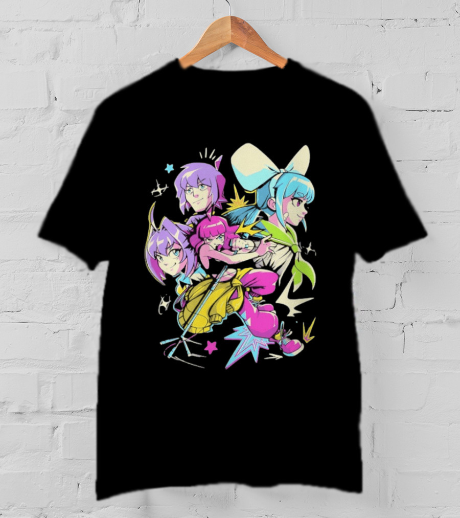 Unbeatable Video Game Anime Characters Colorful T-Shirt