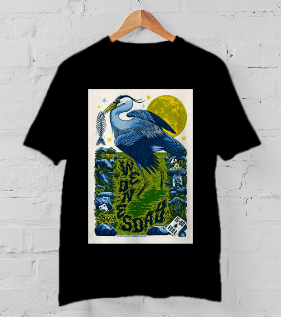 Wednesday 15 Aug 2026 Vera Groningen NL Heron Fantasy Of A Broken Heart T-Shirt