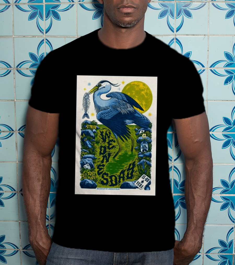 Wednesday 15 Aug 2026 Vera Groningen NL Heron Fantasy Of A Broken Heart T-Shirt