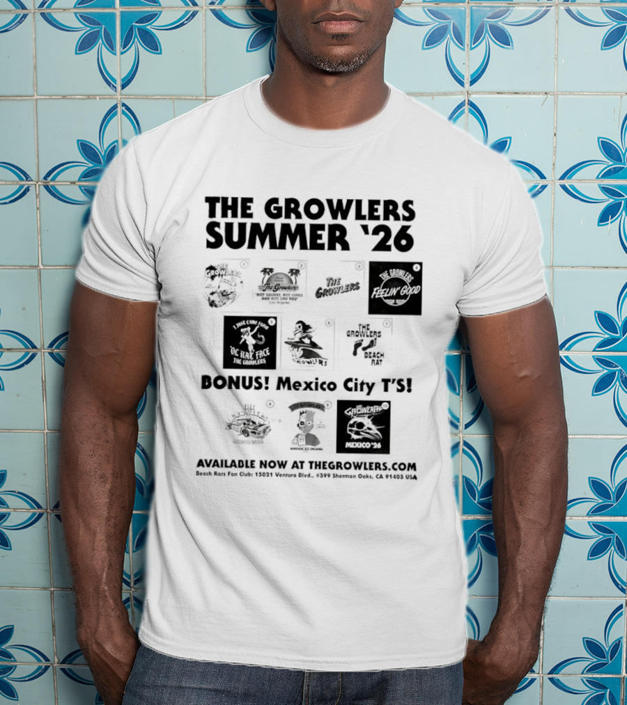 The Growlers Summer '26 Bonus Mexico City Fyi Mexico '26 T-Shirt