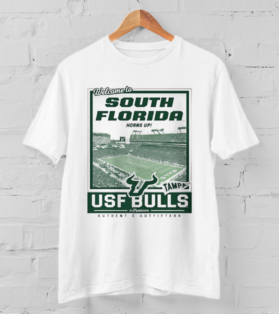 Welcome To South Florida Raymond James Stadium USF Bulls Football T-Shirt