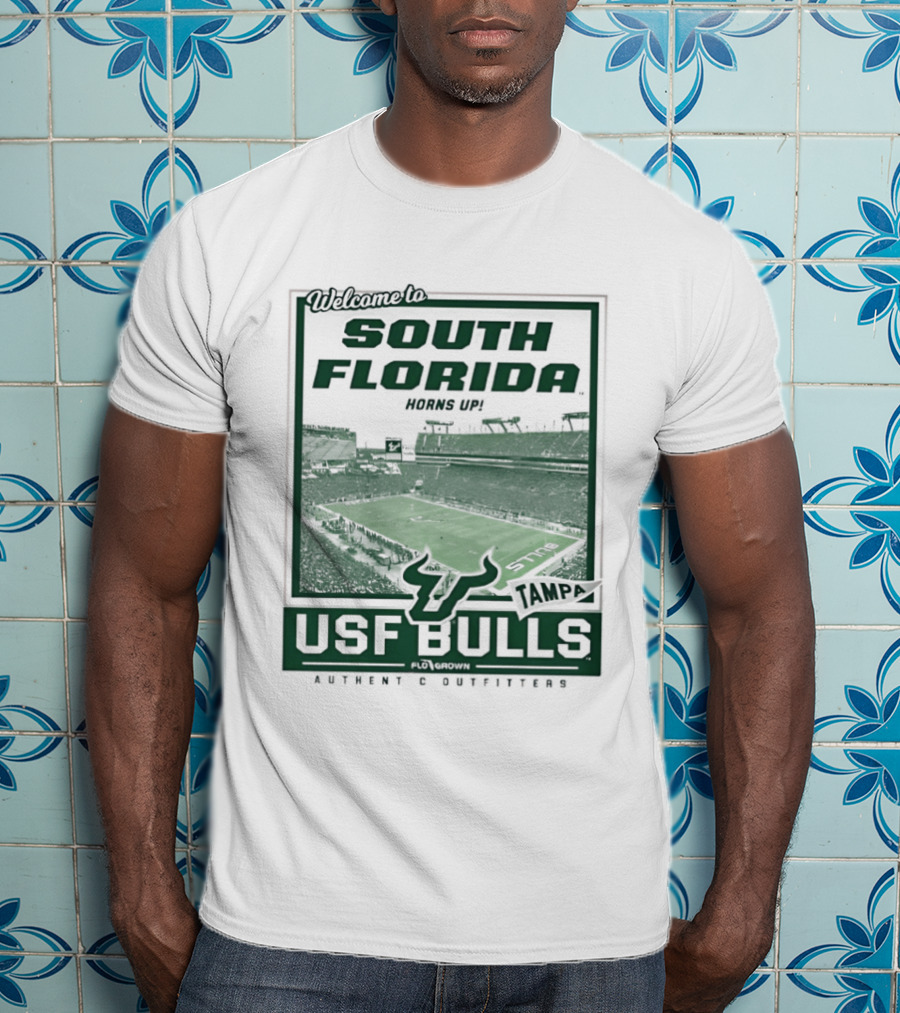 Welcome To South Florida Raymond James Stadium USF Bulls Football T-Shirt