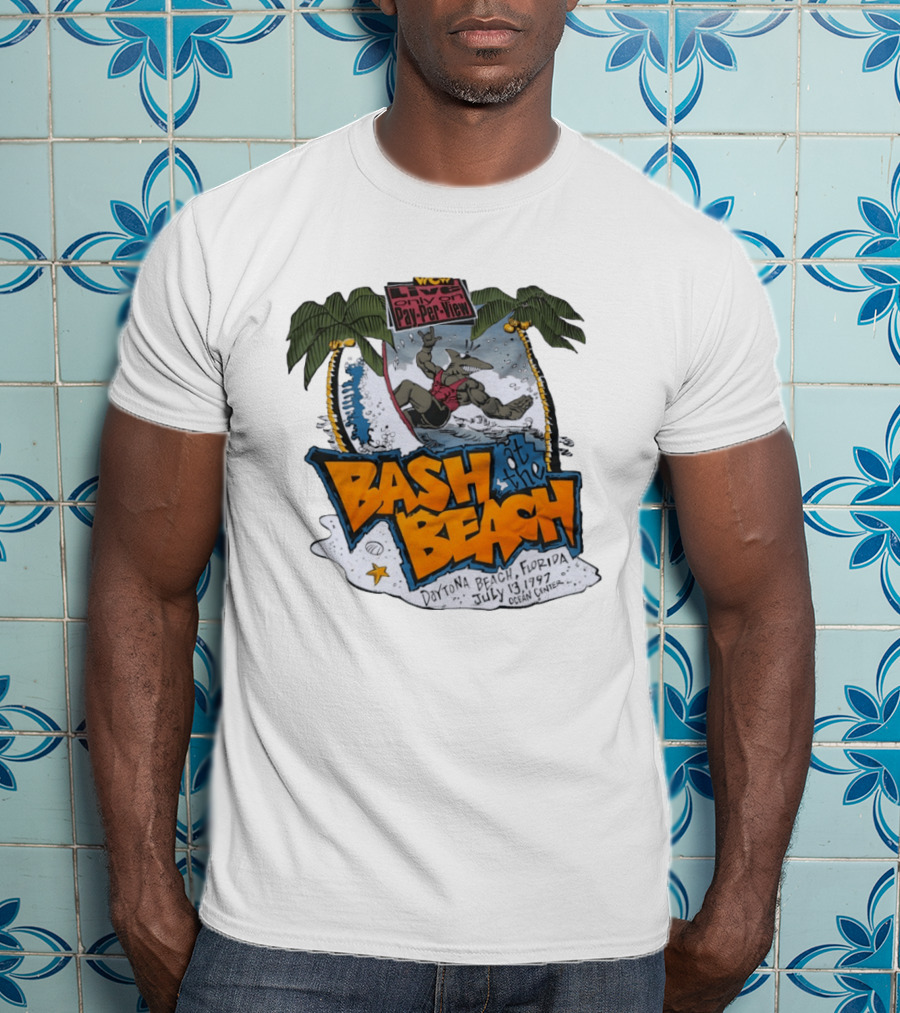 WCW Live Pay Per View Bash At The Beach Daytona Beach Florida July 13 1997 Ocean Center T-Shirt