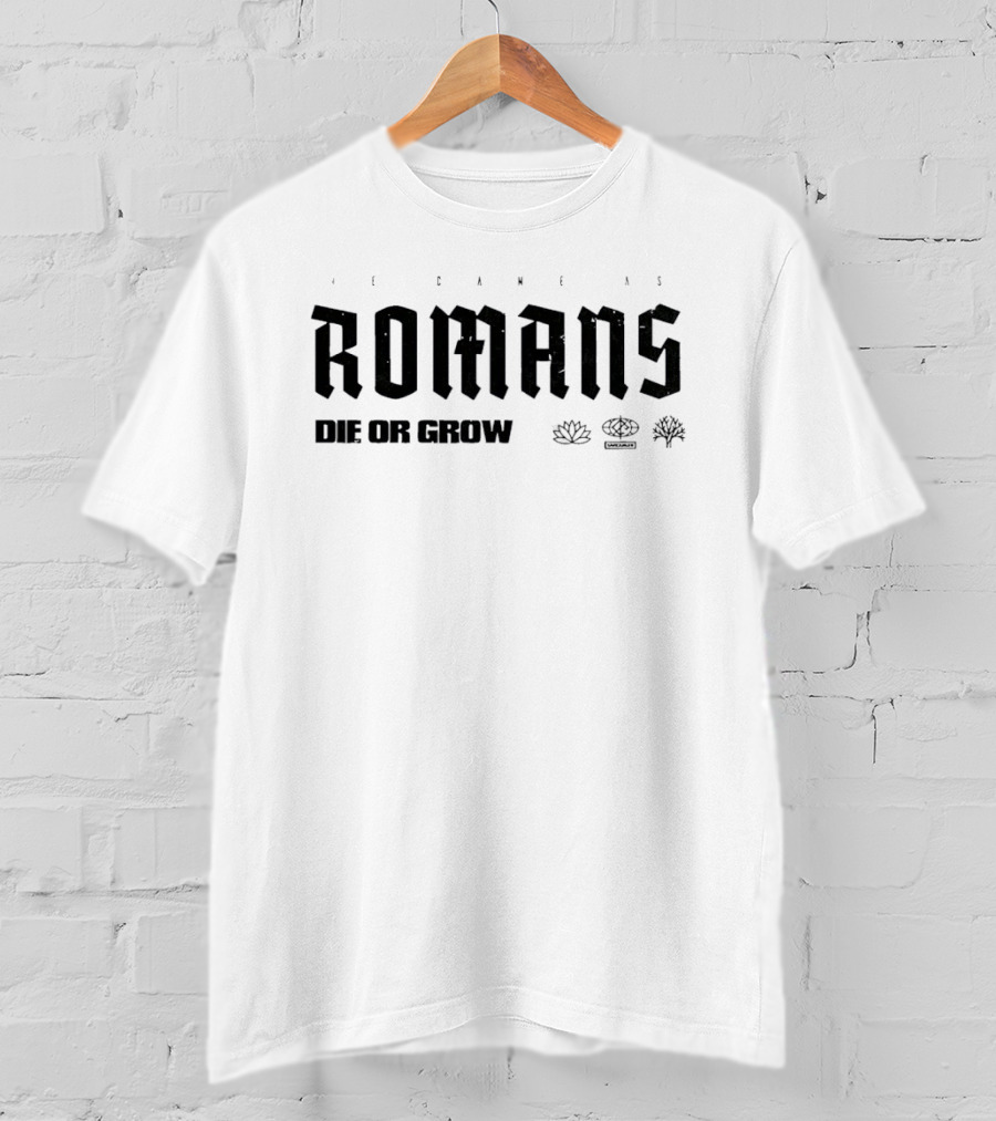 We Came As Romans Die Or Grow Lotus Tree T-Shirt