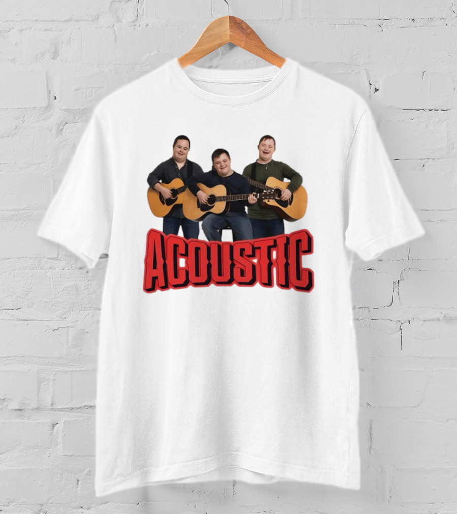 Acoustic Guitar Players Trio Musicians Band T-Shirt