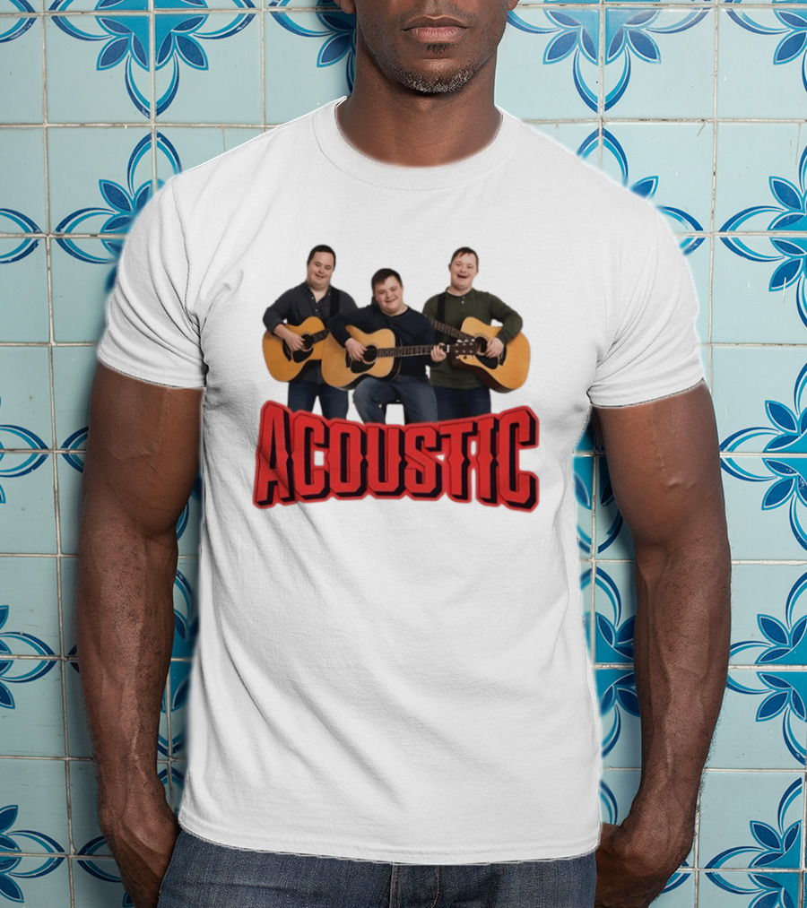 Acoustic Guitar Players Trio Musicians Band T-Shirt